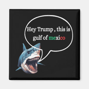 Grappig ontwerp haai vraag Trump dit is Golf van M Magneet