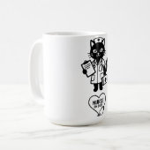 Grappig ontwerp koffiemok (Voorkant links)