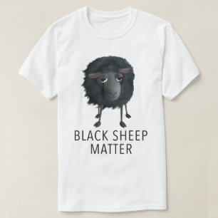 Grappig ontwerp met citaat over zwarte schaapjes t-shirt