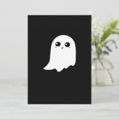 Grappig ontwerp met Little Boo-meme Feestdagenkaart (Staand voorkant)