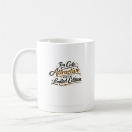 Grappig ontwerp met zelfverzekerd citaat koffiemok