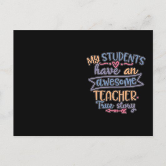 Grappig ontwerp mijn studenten hebben leraar briefkaart (Voorkant)