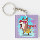 grappig ontwerp sleutelhanger (voorkant)