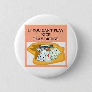 grappig ontwerp van de grap van de brugspeler ronde button 5,7 cm