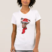 grappig ontwerp van de kersttjasje met giraffe t-shirt (Voorkant)
