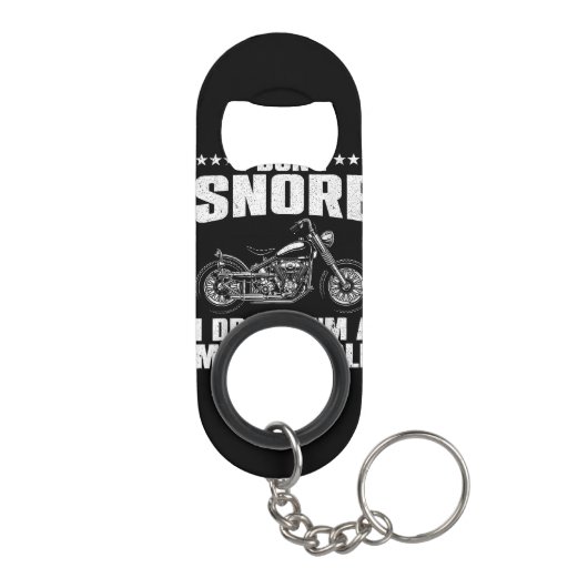 Grappig ontwerp van de motorfiets voor vrouwen R Mini Flessenopener (Achterkant)