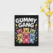 Grappig ontwerp van gombear voor mannen vrouwen ki kaart (Gele Bloem)