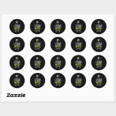Grappig ontwerp van I Speak Fluent Movie Quotes & Ronde Sticker (Vel)