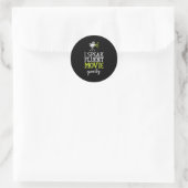 Grappig ontwerp van I Speak Fluent Movie Quotes & Ronde Sticker (Tas)
