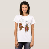 Grappig ontwerp van kerstkoekjes t-shirt (Voorkant volledig)