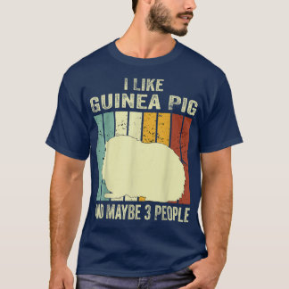 Grappig ontwerp voor cavia's voor mannen vrouwen k t-shirt
