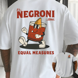 Grappig ontwerp voor cocktail liefhebbers in retro t-shirt