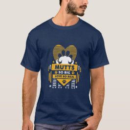 Grappig ontwerp voor een T-shirt over honden, cade