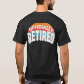 Grappig Ontwerp voor Gepensioneerde Ogen T-shirt (Achterkant)