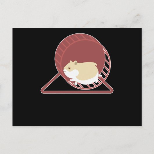 Grappig ontwerp voor hamsters, dwerghamsters als c briefkaart (Voorkant)