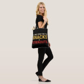 Grappig Ontwerp voor Honkbalsnacks en Strikeouts S Tote Bag (Op model)