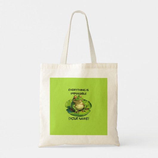 Grappig ontwerp voor Humor liefhebbers en overdenk Tote Bag (Achterkant)