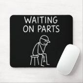 Grappig ontwerp voor mechaniciens Mannen Auto Auto Muismat (Met muis)