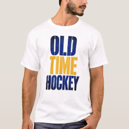 Grappig ontwerp voor Old Time Hockey T-shirt