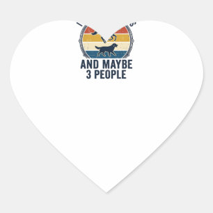 Grappig ontwerp voor paarden- en hondenliefhebbers hart sticker