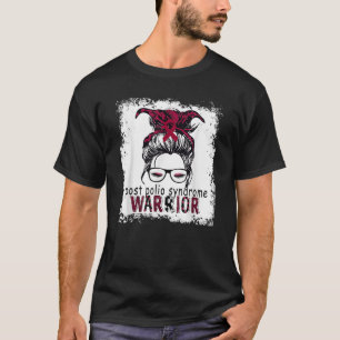 Grappig ontwerp voor post polio krijger t-shirt