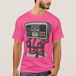 Grappig ontwerp voor retro gamecontroller voor kla t-shirt