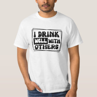Grappig Ontwerp voor Vader die Drinkt T-shirt