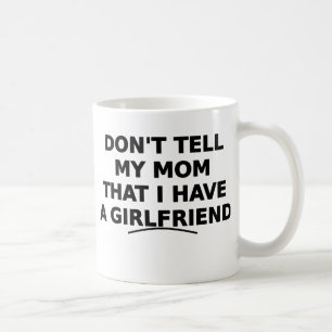 Grappig ontwerp voor vriendin - Vertel het niet aa Koffiemok