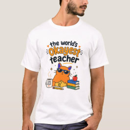 Grappig ontwerp voor waardering van leraren t-shirt