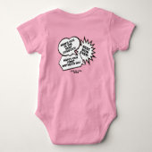 Grappig onze eerste moederdag | baby T-shirt (Achterkant)