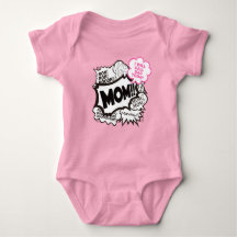 Grappig onze eerste moederdag | baby T-shirt