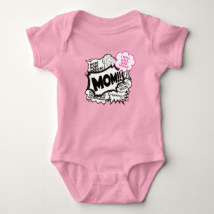 Grappig onze eerste moederdag baby T-shirt