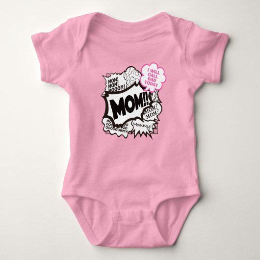 Grappig onze eerste moederdag | baby T-shirt (Voorkant)