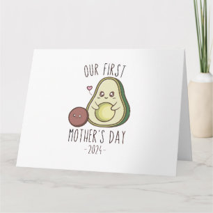 Grappig onze eerste moederdag  kaart