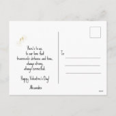 Grappig Onze liefde is als | Verre Valentijnsdag Feestdagenkaart (Achterkant)