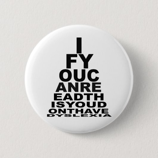 Grappig oogbeeld ronde button 5,7 cm (Voorkant)