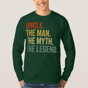 Grappig oom Man de mythe de legende T-shirt