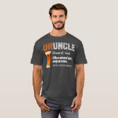 Grappig oomdruncle Definitie als een normaal T-shirt (Voorkant volledig)