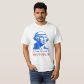 Grappig op 4 juli George Washington Humor Summer T-shirt (Voorkant volledig)