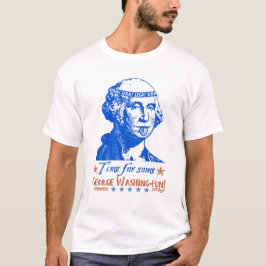 Grappig op 4 juli George Washington Humor Summer T-shirt