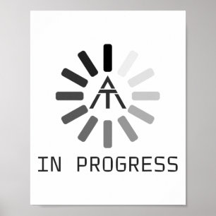 Grappig op (Appalachian Trail) in uitvoering Poster