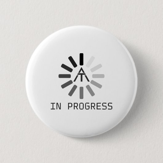 Grappig op (Appalachian Trail) in uitvoering Ronde Button 5,7 Cm (Voorkant)