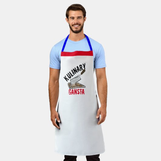 Grappig op maat gemaakt BBQ-cadeau - Hip Kulinary Schort (Gedragen)
