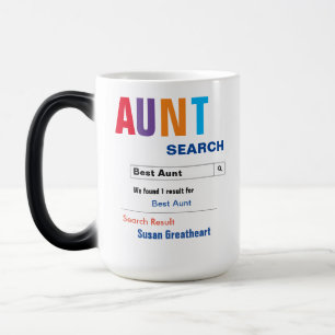 Grappig, op maat gesneden Tante-cadeau Magische Mok