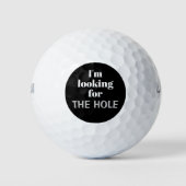 Grappig op zoek naar een gala Quote Golfballen (Voorkant)