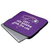Grappig op zoek naar Muismat Coffee Quote Gel Laptop Sleeve (Voorkant onderkant)