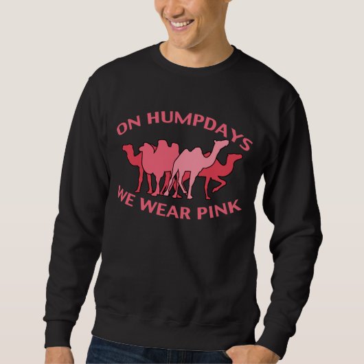 Grappig "Op zondag hebben we roze Draag" Trui (Voorkant)