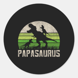 Grappig Opa Shirten Papa Grappig Vaderdag Cadeau Ronde Sticker