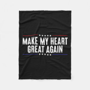 Grappig Open Hart Chirurgie Herstel-Maak Mijn Hart Fleece Deken