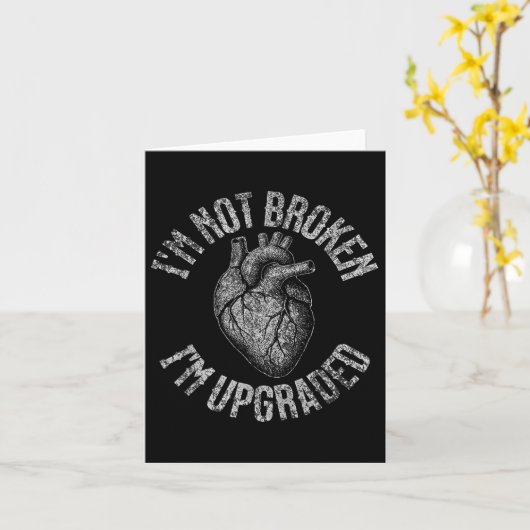 Grappig Open Heart Byp Chirurgie Herstel zo goed Kaart (Gele Bloem)